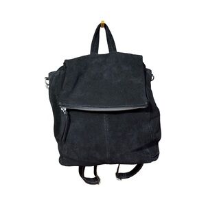 Free People Black Suede Backpack
